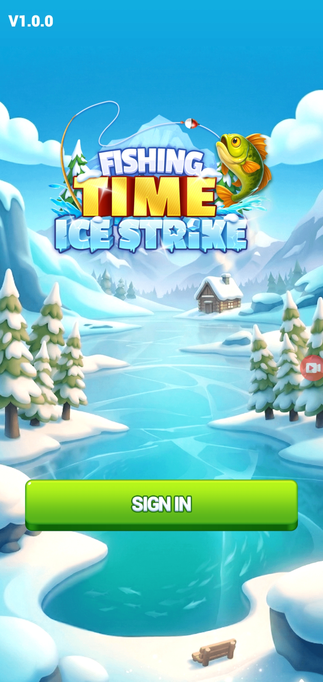 Fishing Time opening screen
